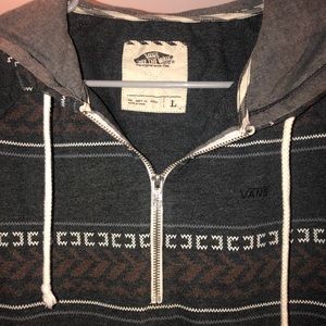 Vans Hoodie with quarter zip